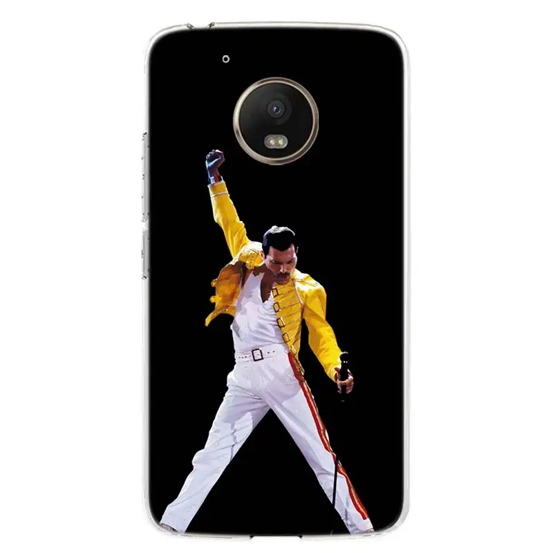 Чехол для телефона queen Freddie Mercury King для Motorola Moto G7 G6 G5S G5 E4 Plus G4 E5 Play power, Европейский подарок, чехол с рисунком
