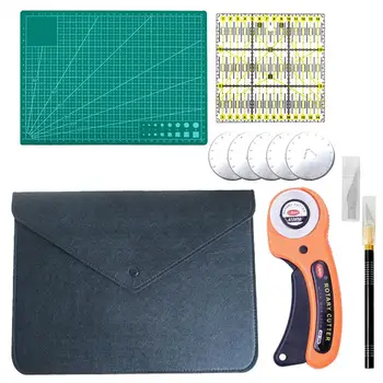 

1 Set Household Rotary Cutter Practical Manual Rotary Cutter Creative Sewing Accessories Round Cutter Hob -Assorted Color