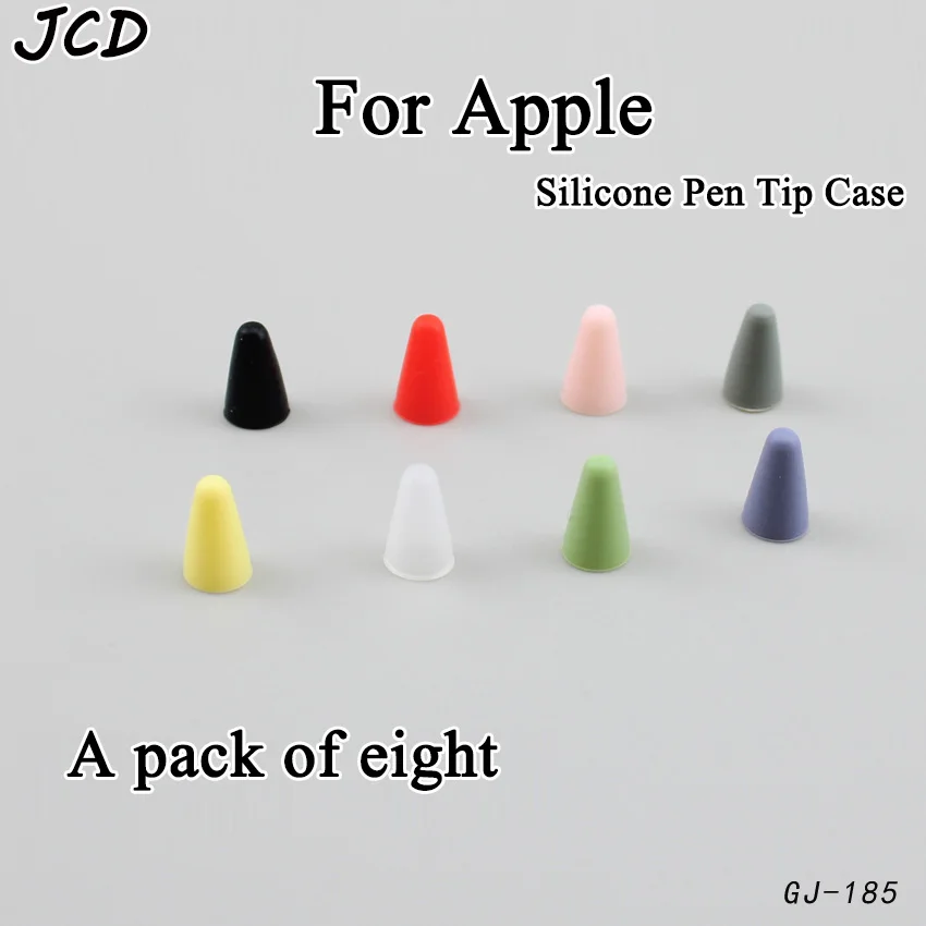 

JCD A pack of eight Protective Case For Apple Pencil Pen Point Stylus Penpoint Cover Silicone Protector Case For Apple Pencil2