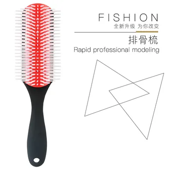 

Hair Salon Profession Hair Dressing Modeling Comb Big Back Head Oil Head Fine Teeth Comb Dull Polish Anti-static Plastic Comb