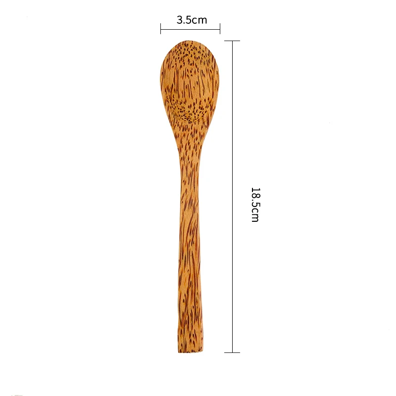 1pc Coconut Spoon Премиум чашка в виде кокоса и ложки натуральный ручной работы веганский экологичный полированный с кокосовым маслом Будда чаша биоразлагаемая - Цвет: 1pc Coconut Spoon