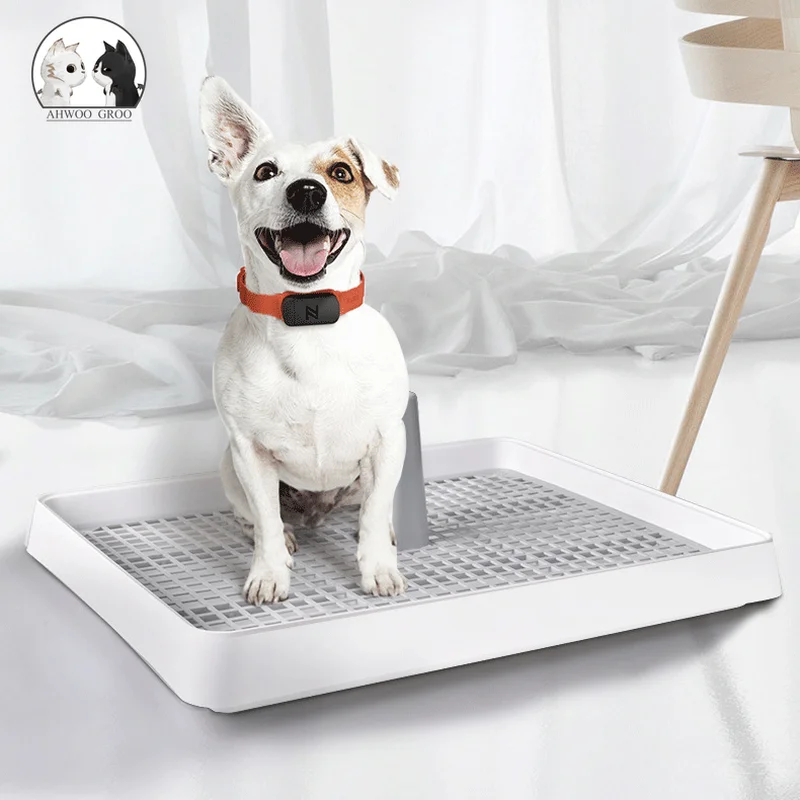 Dog Training Toilet Portable Puppy Dogs Indoor Tray Potty Mat with Pillar Anti-Splash Urinary Trainer Pee Pad | Дом и сад