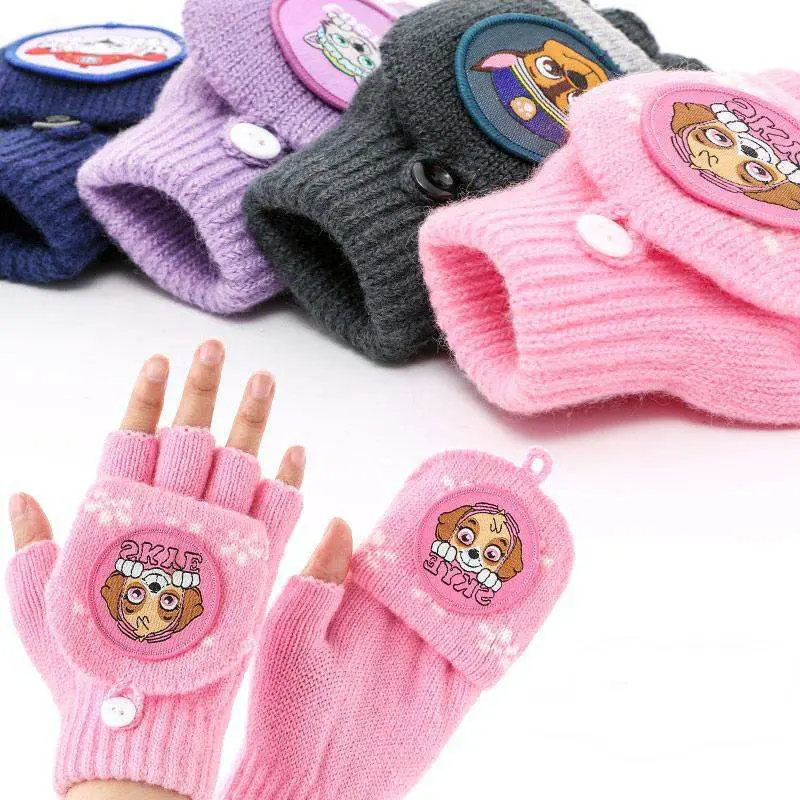  2019 Original Paw Patrol children's glove Kindergarten toy Rubber chase skye everest toys Kids Birt - 4000112743056