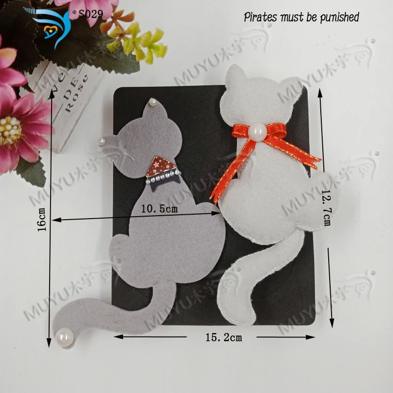Кошка DIY новая деревянная форма режущие штампы для скрапбукинга Толщина/15,8 мм/S029