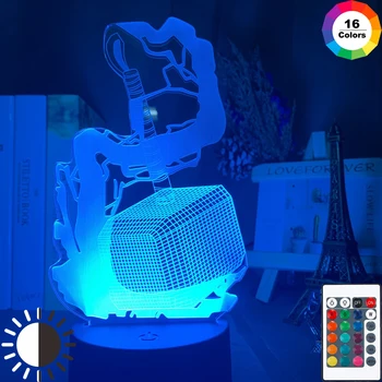 

3D Led Night Light Marvel Superhero Thor Quake Nightlight for Child Bedroom Decor Usb Bedside Table Lamp 3D Illusion Mjolnir