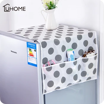 

Practical Dual-purpose Non-woven Fabric Refrigerator Dust Cover Refrigerator Dust Proof Cover Pouch Organizer Storage Bag