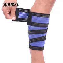 AOLIKES 1 шт. 90*7,5 см эластичный бандаж спортивный фиксатор колена ремень наколенники протектор полоса Joelheira леггинсы повязка на запястье A-1535