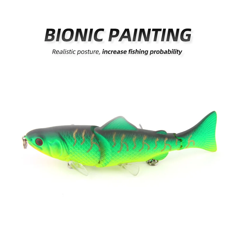 ARDEA Jointed Fishing lure sinking Swimbait 3.9in/16.5g 3-section bait catfish Perch ISCA artificial hard lure AWB122D