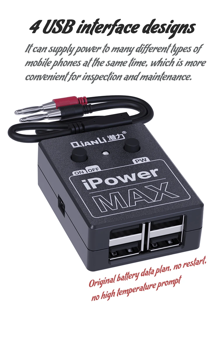 I power pro upgrade Supply i power MAX Тестовый Кабель DC power control Тестовый Кабель для iPhone 6G 6P 6S 6SP 7G 7P 8G 8P X XS MAX
