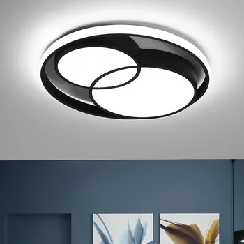 

Simple modern creative round ceiling lamp personalized bedroom lamp household Nordic art room LED bookstore lamp