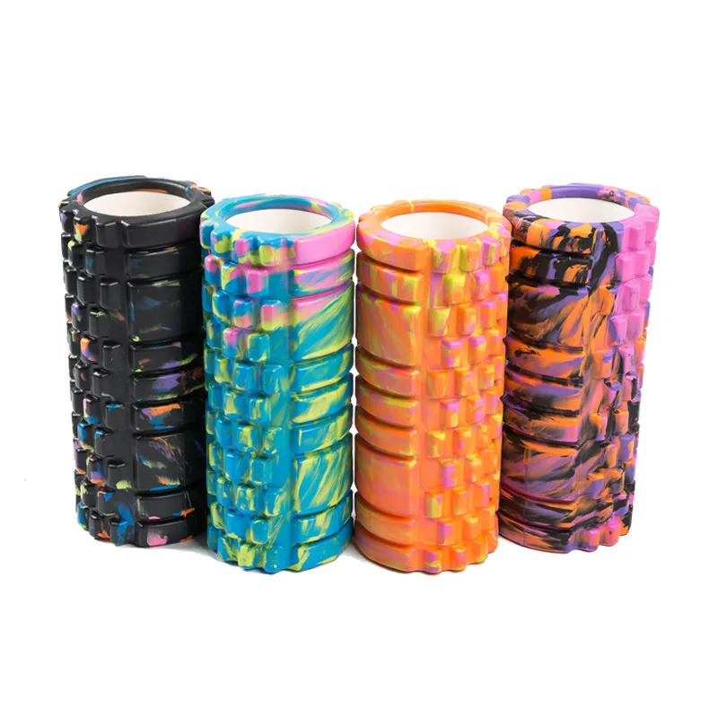 

Cross Border Massage Yoga Column Foam Roller Camouflage High Density Bars Moving Foam Column Pilates Column