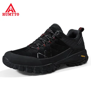 

New Brand Ourdoor Sneakers Men Winter Fashion Leather Mens Shoes Luxury Designer Lace-up Man Breathable Work Safety Casual Shoes