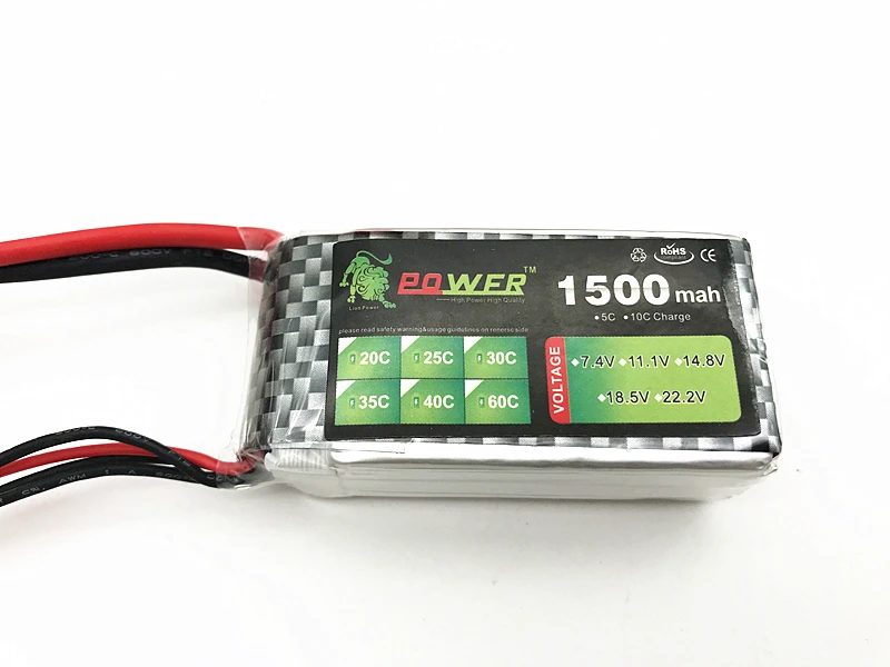 LION POWER 1500mAh 2200mah 2800mah 3300mah 4200mah 5200mah 11,1 mAh v lipo батарея для радиоуправляемой игрушки автомобиля самолета вертолета лодки 3s батарея