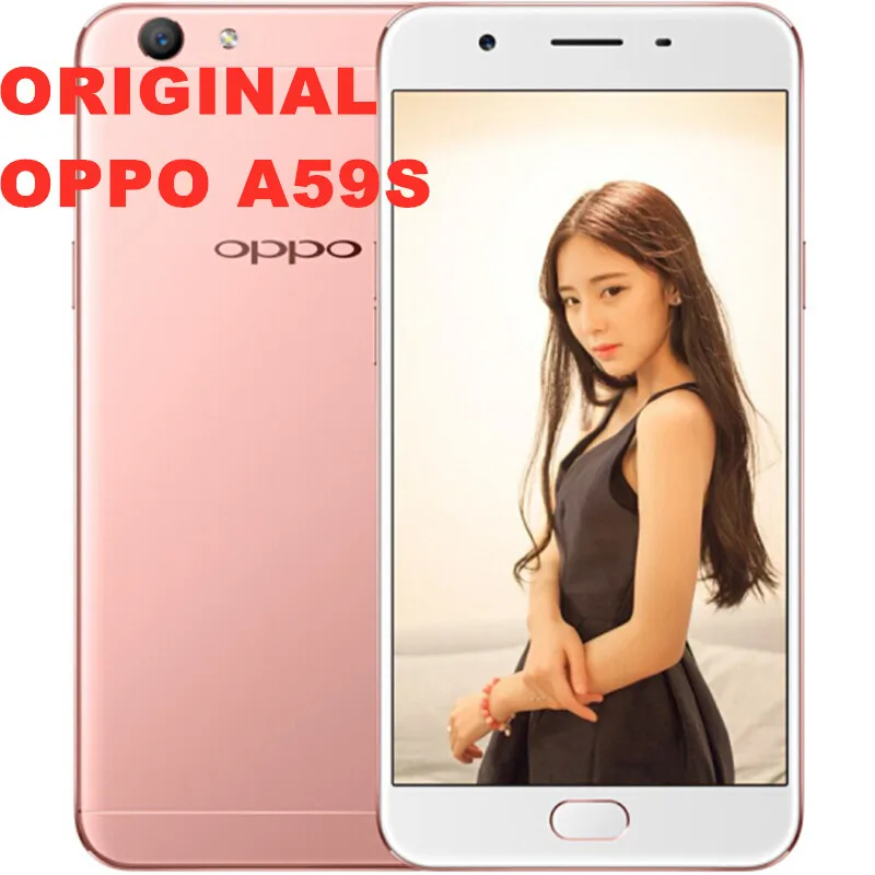 Oppo A59S смартфон с 5 дюймовым дисплеем восьмиядерным процессором MTK6750 ОЗУ 4 Гб ПЗУ 32