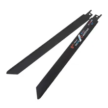 2 pçs 225mm 9 reciproreciprocarboneto alternativo lâmina de serra para corte de metal cerâmica s1130rf fina folha de corte de metal jig viu ferramenta elétrica