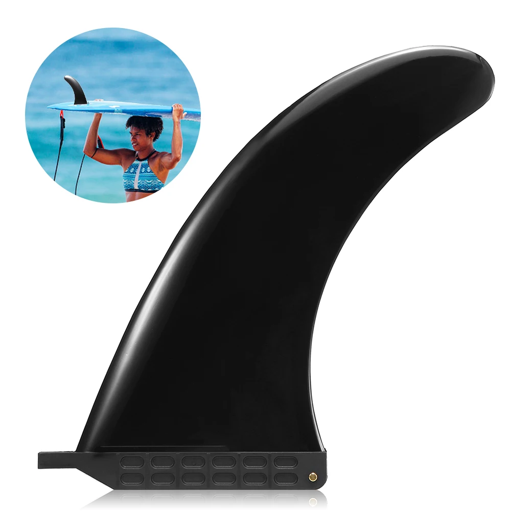 SUP одно плавник центральное ребро Мягкий ТПУ Лонгборд доска для серфинга Paddleboard Fin 8 ''/9''