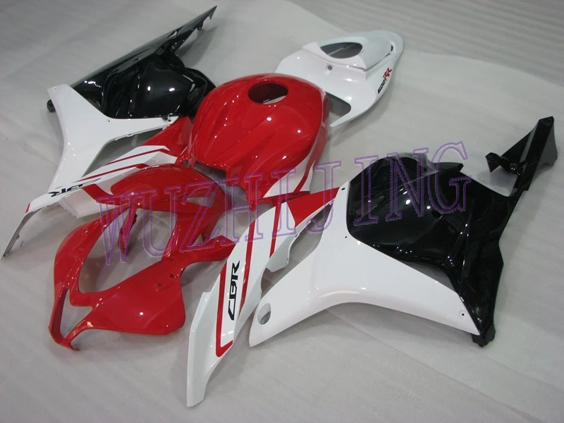 Пластиковые обтекатели CBR 600RR 2012 Abs Обтекатели 600 RR черные и белые Искусственные