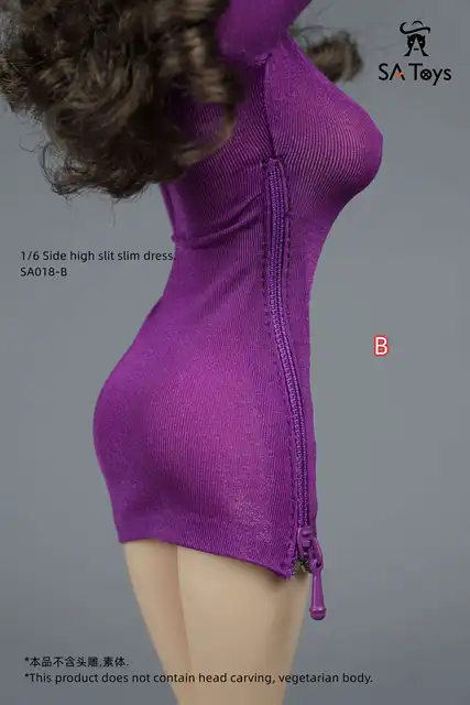 ZCERA 1/6 Scale Sexy Clothes Dress Accessories for 12 inch Female