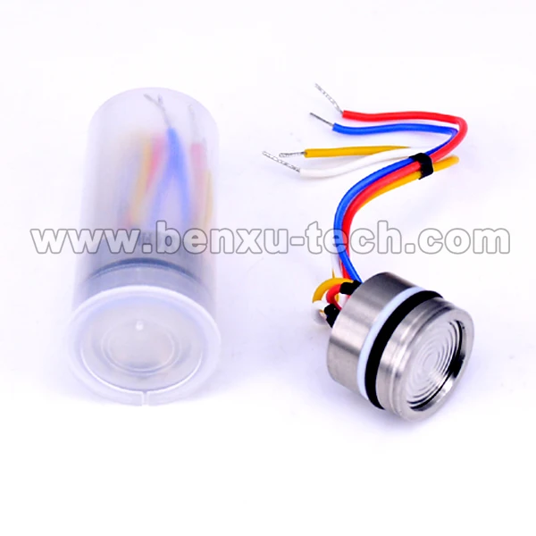 15.8 or 19mm in Diameter 10kPa to 100MPa Piezoresistive Diffused Silicon Pressure Sensor