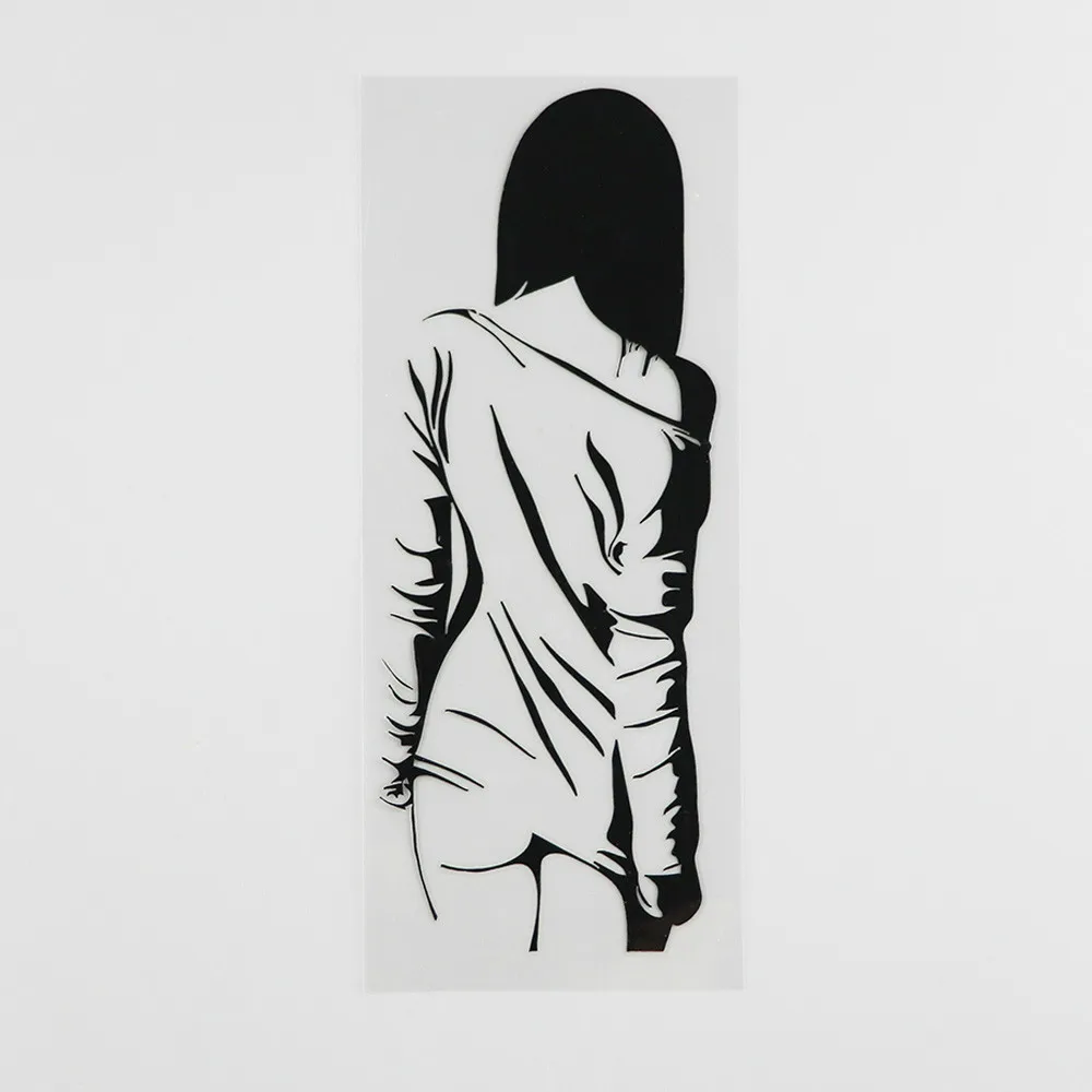 

Reflective Super Sexy Girl Butt and Back Motorcycle Auto Bumper Car Stickers Styling Cover Scratches Car Accessories KK18*7cm