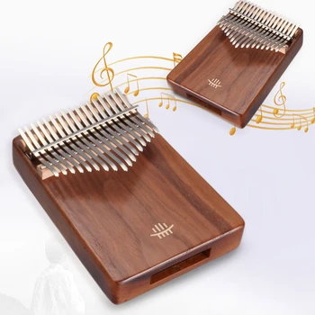 

Traditional 17 Keys Kalimba Wooden Thumb Piano Set Idiophone Party Performance Entertainment Plucked String Instruments
