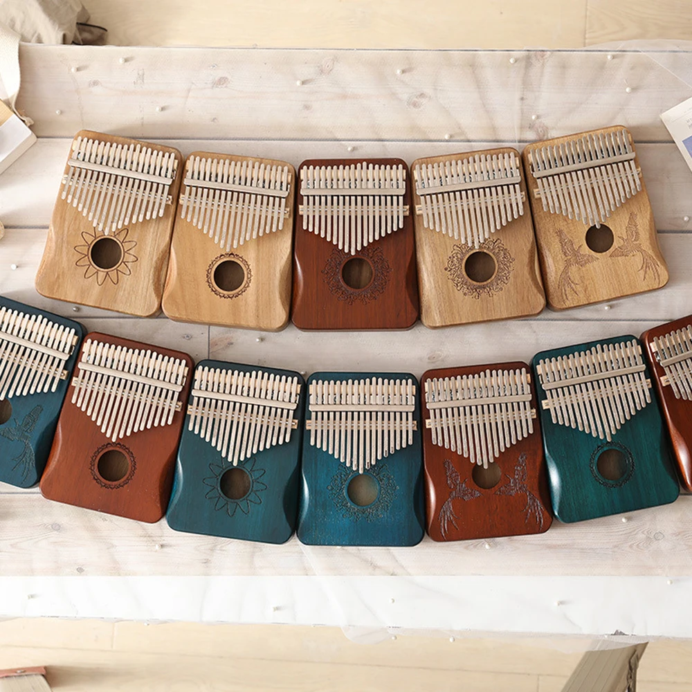 

17 Keys Kalimba African Thumb Finger Piano Wood Kalimba Portable Musical Instrument