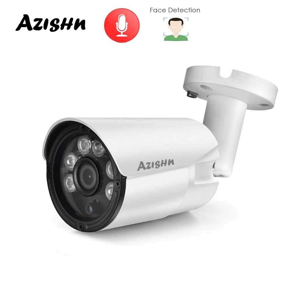 Камера видеонаблюдения AZISHN широкоугольная 2 8 мм H.265X 5 МП 2592X1944 FULL HD ONVIF POE/DC|Камеры