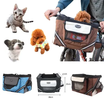 

Removable Pet Bicycle Carriers Bag Dog Cat Bike Carrying Basket Small Pets Travel Accessories Carrying Seat For Puppy Animal