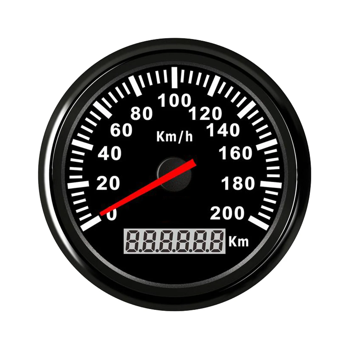 DWCX 85 мм 200 км/ч скорость метр одометр метр Датчик черный подходит для автомобиля грузовик мотоцикл детали фоновой подсветки
