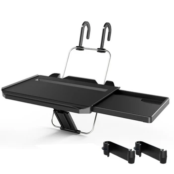 

SHUNWEI Car Foldable Laptop Computer Stands Non-Slip Multifunctional Gear Hook Hide Cup Holder Lap Desk Sofa Bed Reading Noteboo