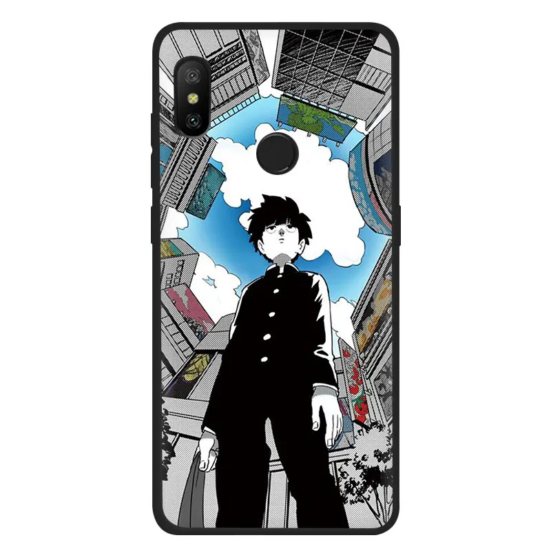 B1 Мягкий ТПУ чехол для телефона EWAU Mob Psycho 100 для Xiaomi Redmi 4A 4X5 5A 6 6A 7 7A Plus GO S2 K20 pro - Цвет: B1