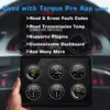 Veepeak Mini Bluetooth OBD2 Scanner for Android, Car OBD II Diagnostic Scan Tool Check Engine Light Code Reader, Supports Torque 3
