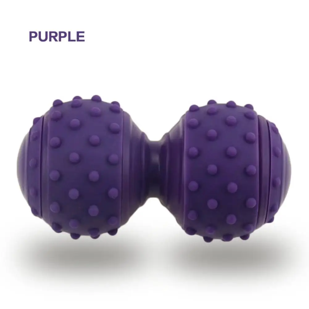 Sport Fitness Spiky Trigger Point Massage Ball Hand Back Neck Myofascial Release Pain Relief Fasciitis Roller