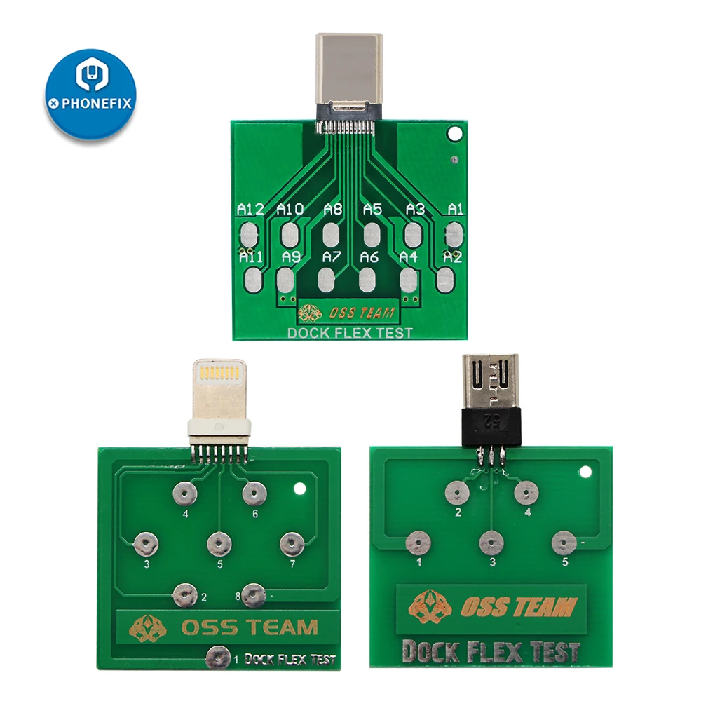Гибкая тестовая плата Micro Dock для iPhone 6 7 8 и телефонов Android U2 IC батарея плохой или