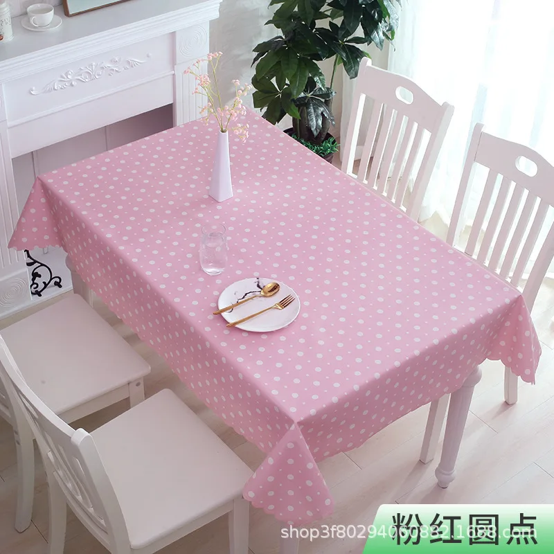 Скатерть из ПВХ, скатерть для встречи, скатерть, скатерть - Цвет: The pink dot