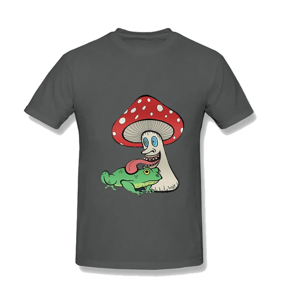 

Men's Football Shirt Off White Gym Couture Hip Hop Print Tee Shirt Mushroom Licking Toad T-shirt Mandalorian