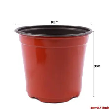 

110PCS Garden Plant Nursery Container Seedling Flower Pot Plants Reusable Plant Seeding Nursery Pot