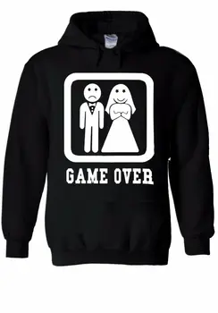 

Game Over Marriage Got Married Hoodie Sweatshirt Jumper Men Women Unisex 1033 winter summer coat streetwear gym jogger