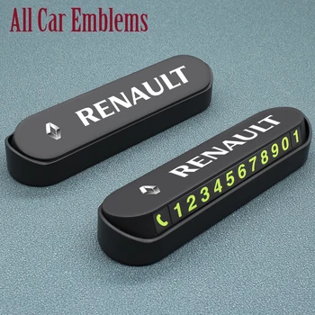 

1/2pcs Car Temporary Parking Card Sticker Auto Phone Number Card Plate For Chevrolet Toyota Honda Hyundai Renault Citroen Suzuki