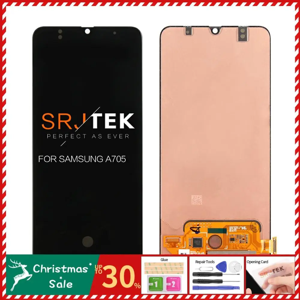 6,7 ''lcd для SAMSUNG Galaxy A70 A705/DS A705F SM-A705F дисплей кодирующий преобразователь сенсорного экрана в сборе Замена