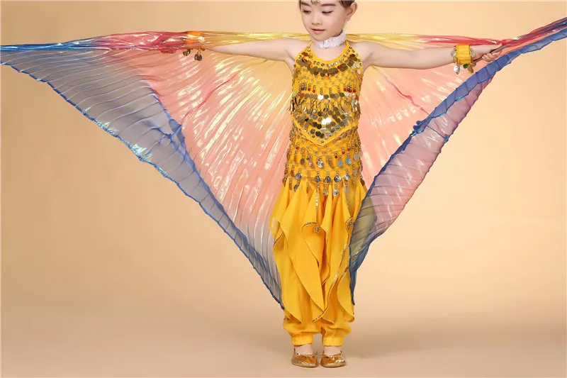 2020 ni�os Egipto Isis ni�o danza del vientre alas ni�os danza ala caliente nueva danza India mujeres bellydance 1 pieza ala