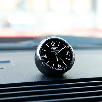 

Car Dashboard Clock Ornaments Air Vent Outlet Clip Watch Decoration Stickers Mini Clock Time Fit For Ford Mustang 2013-2019