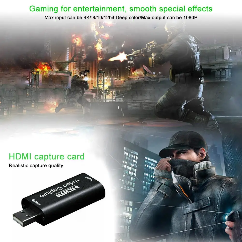 Мини карта видеозахвата USB 2 0 HDMI захват видео Захват телефона игровая камера
