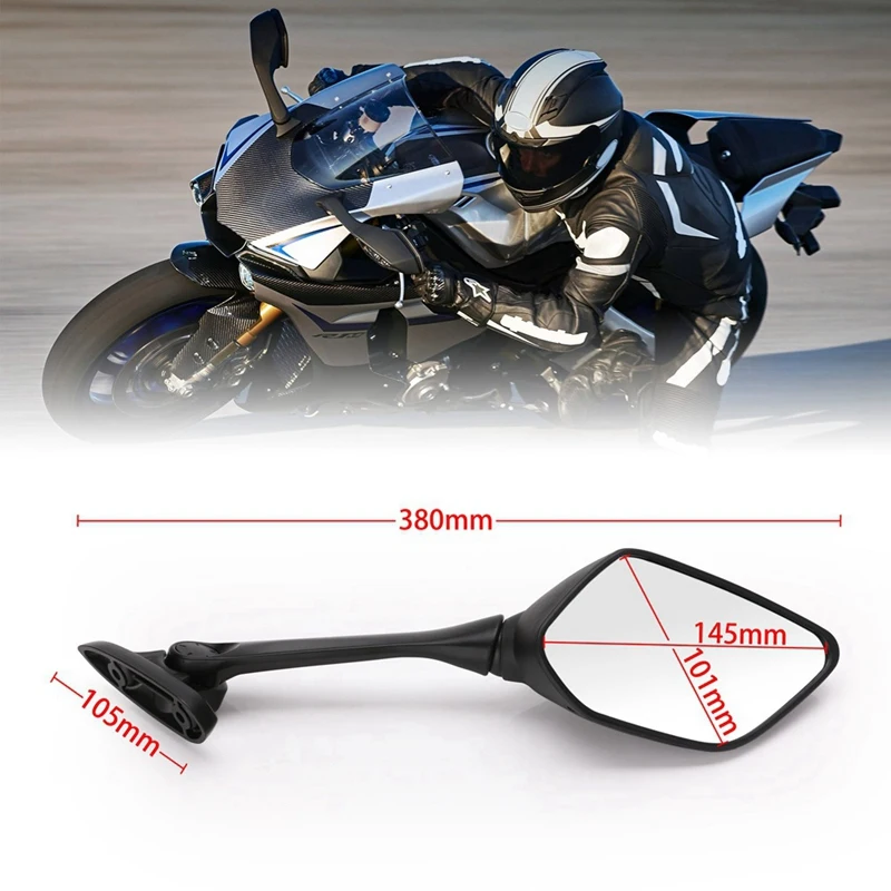 Мотоциклетные зеркала заднего вида боковые зеркала заднего вида для YAMAHA YZF-R25 14-16 YZF-R3 15-17 YZF-R15 13-15