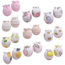 Дышащие повседневные модные детские митенки для пальцев для новорожденных, милые перчатки с мультяшным принтом, не захватывающие перчатки для девочек, полные митенки для пальцев