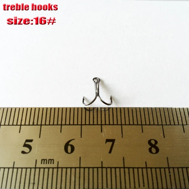 2020 HOT new treble hooks size 16# quantily 1000pcs Fishing tackle small  hook - AliExpress
