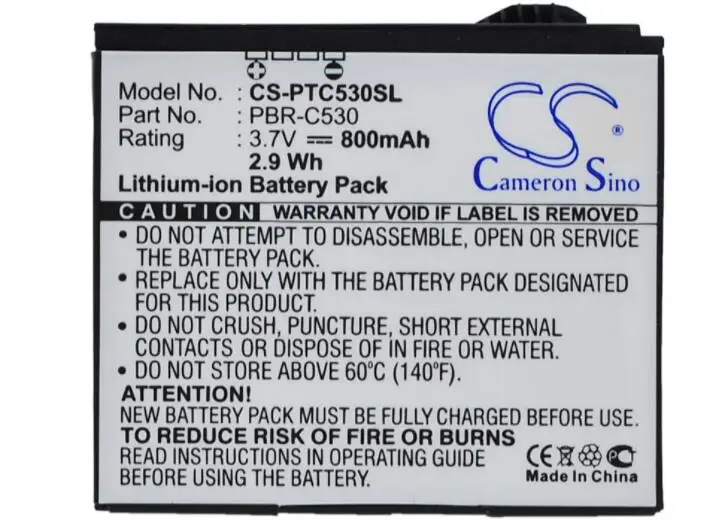 

cameron sino 800mah battery for PANTECH C530 C530 SLATE C790 Link P7040 P7040P Reveal C790 Aladdin Vega 5HTB0045B0A PBR-C530