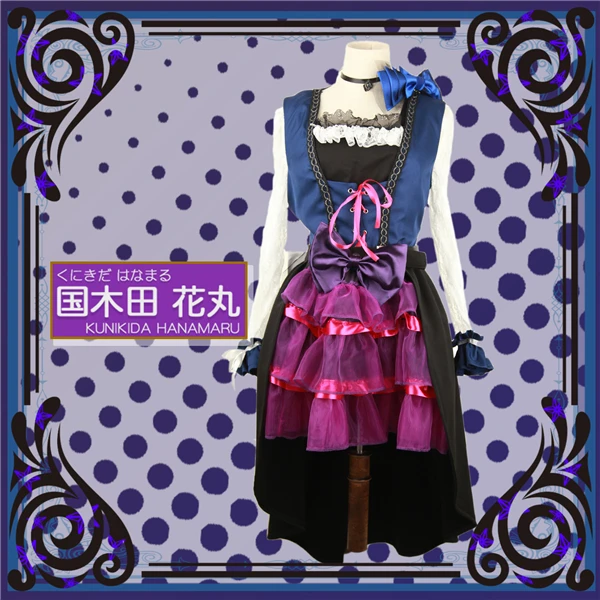 Anime Liefde live Sunshine Guilty Kus Hanamaru Kunikida Rock Roll Jurk Cosplay Kostuum Mooie Maid Outfit Lolita Jurk EEN Anime Liefde live Sunshine Guilty Kus Hanamaru Kunikida Rock Roll Jurk Cosplay Kostuum Mooie Maid Outfit Lolita Jurk EEN