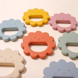 Produtos orais do bebê mordedor de silicone mordedor dos desenhos animados sol grau alimentício diy chupeta corrente acessórios do bebê brinquedos dentição molar