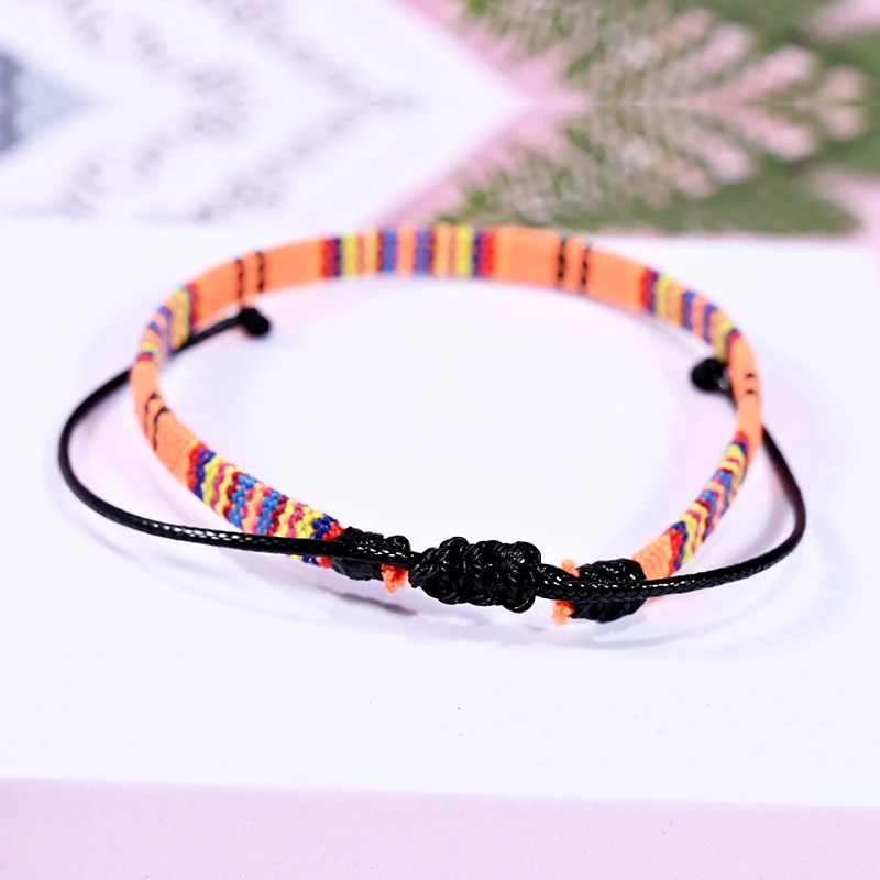 Bracelet Charms Men's Women's Fashion Adjustable Durable Trendy Boho Handmade Bohemian Couple Bracelets Unisex Jewelry bracelet jewelry